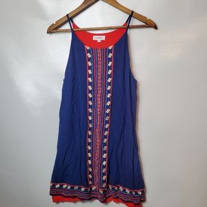 TMHL Embroidered Tank Top Spaghetti Strap Top